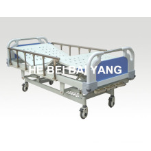 (A-47) Cama de hospital manual de três funções com cabeça de cama ABS